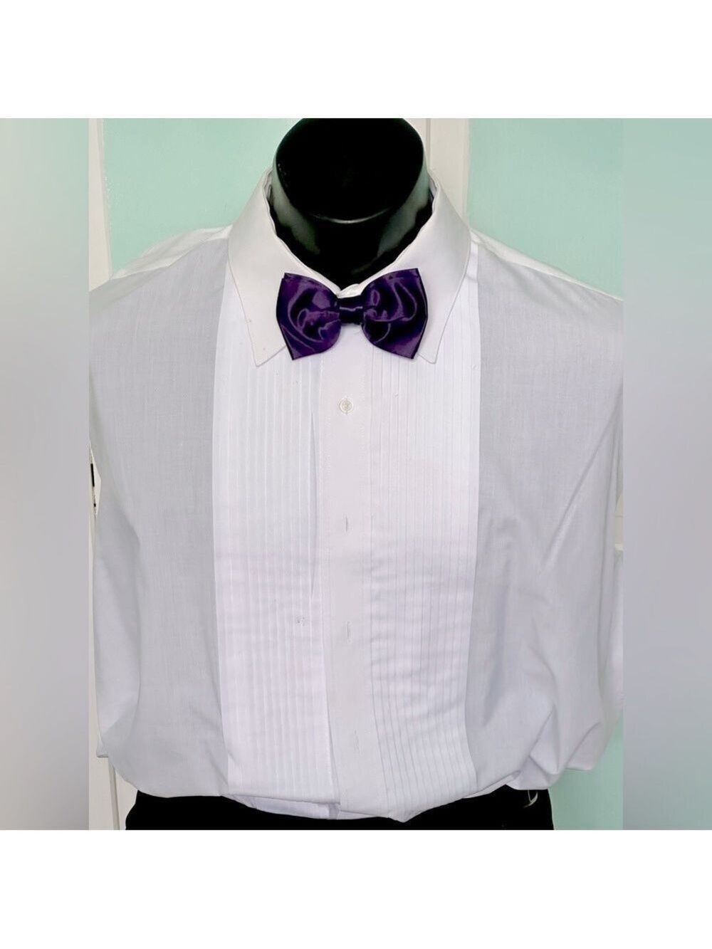 Lapis Royal Dark Purple Wedding Prom Tuxedo Pre Tied clip Bow tie bow tie
